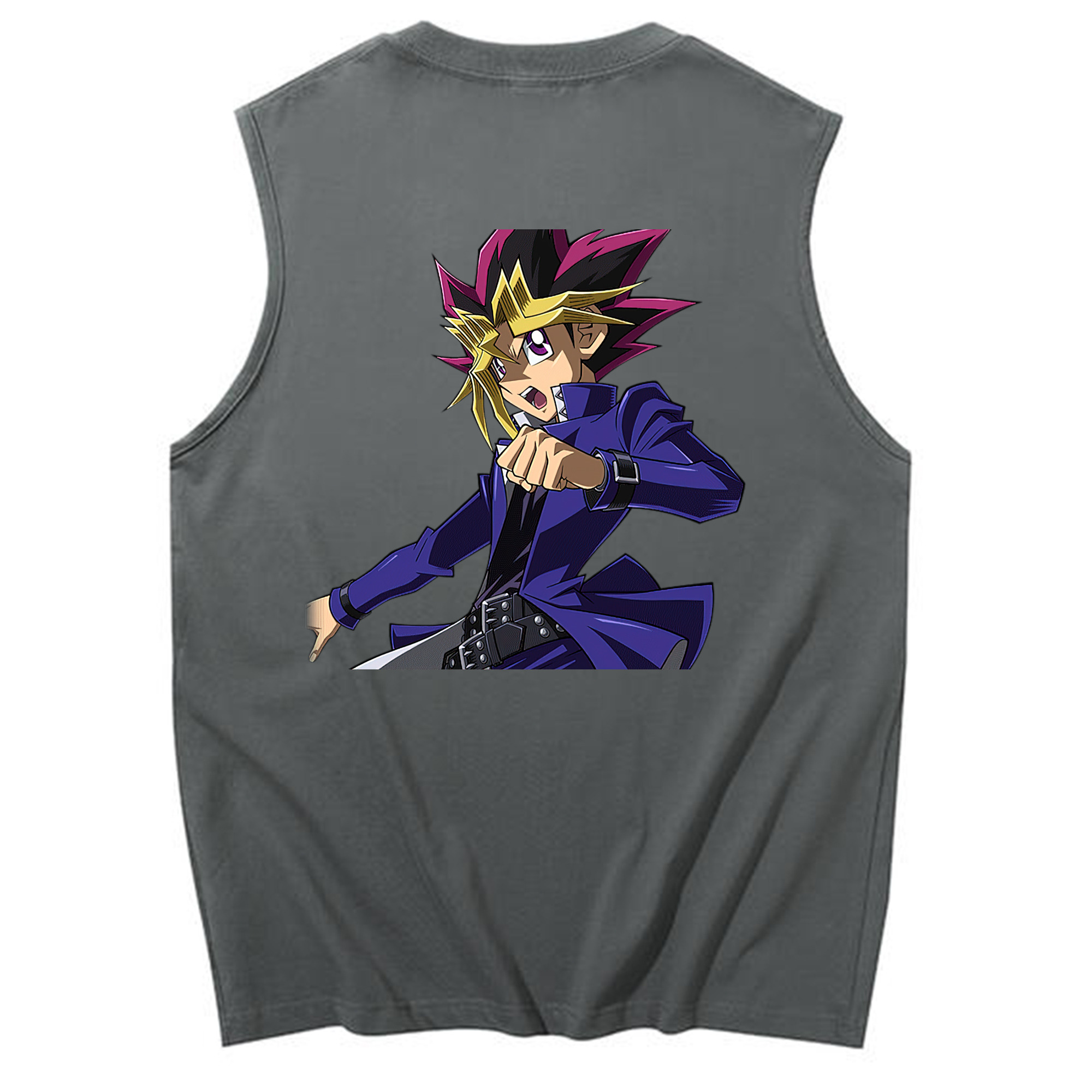 （画像用） 遊☆戯☆王 Yu-Gi-Oh! コットン100％タンクトップ（背面プリント）